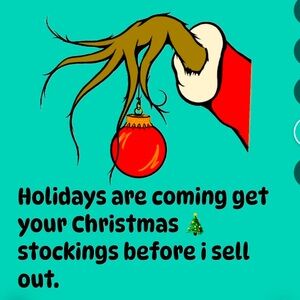 Christmas stockings all different colors and styles